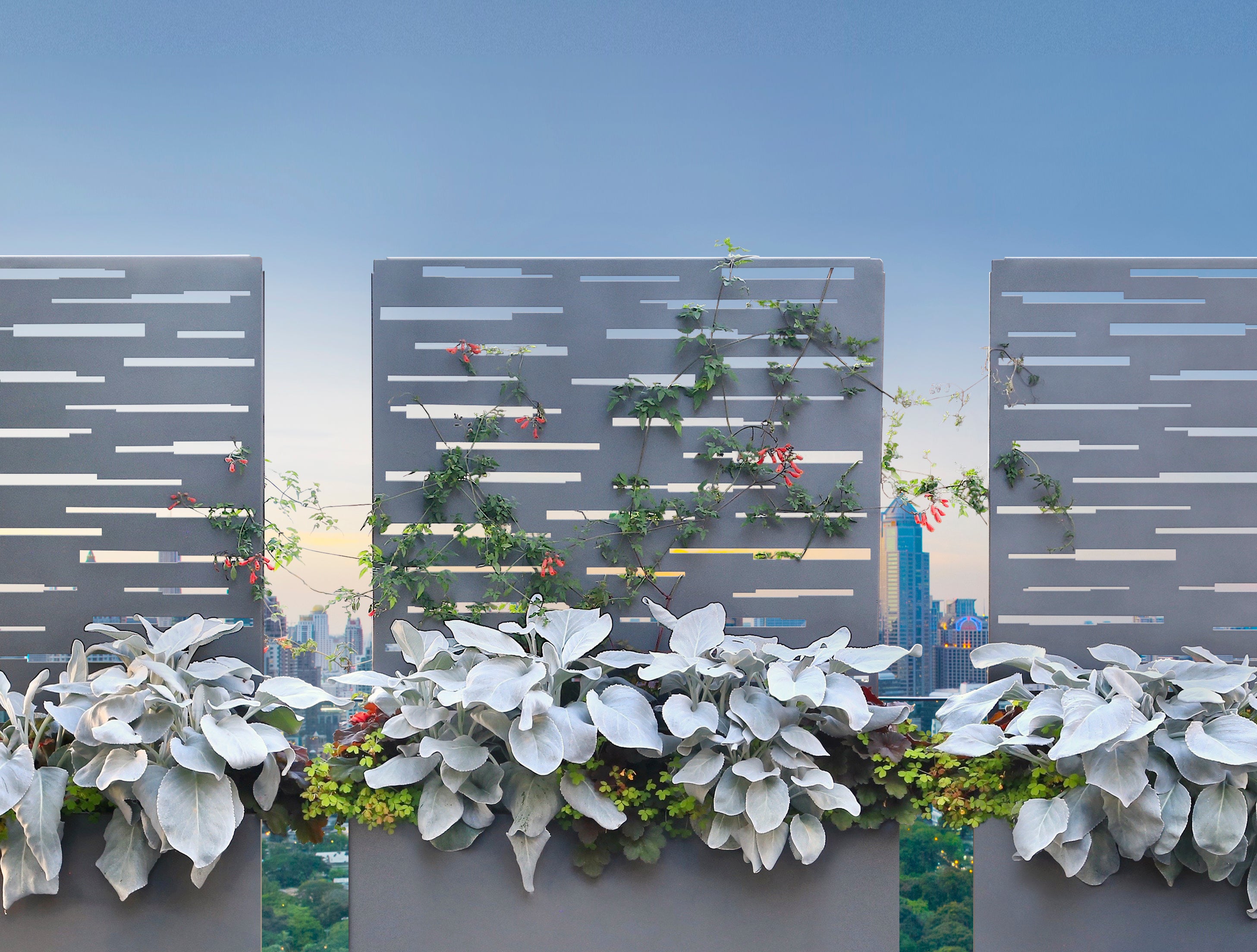 plant pot screen Privacy Screens